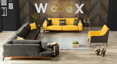 Woox Metal Ayaklı Köşe Concept Koltuk Takımı