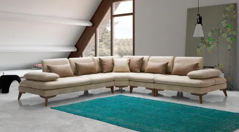 Gucci Relax Yataklı Köşe Koltuk Takımı