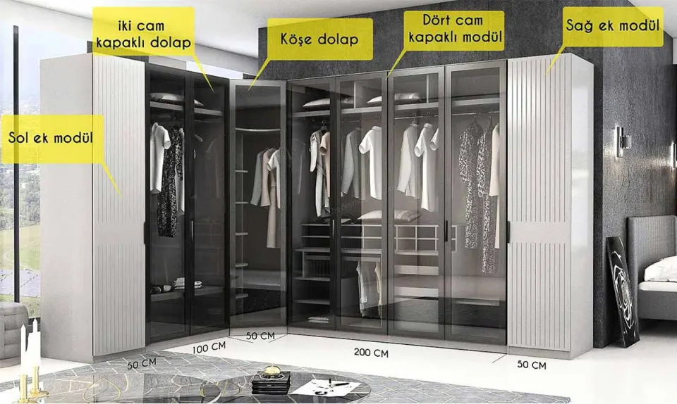 Defne Giyinme Dolabı