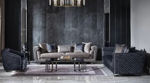 Lion Metal Ayaklı Koltuk Takımı