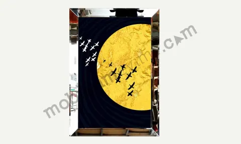 Japon Sanatları Ayna Çerçeveli Tablo