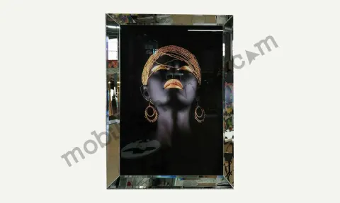The Black Woman Ayna Çerçeveli Tablo