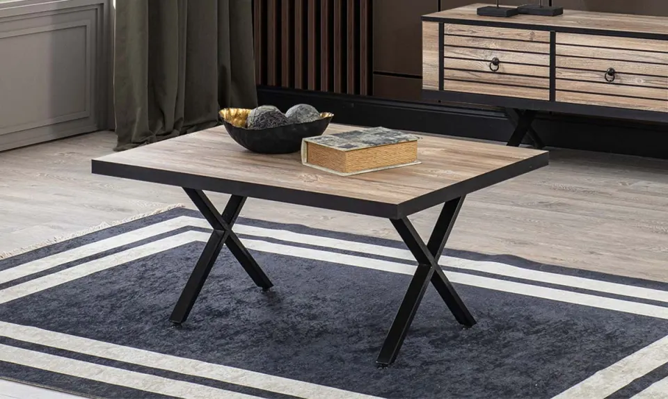 Patik Metal Ayaklı Orta Sehpa