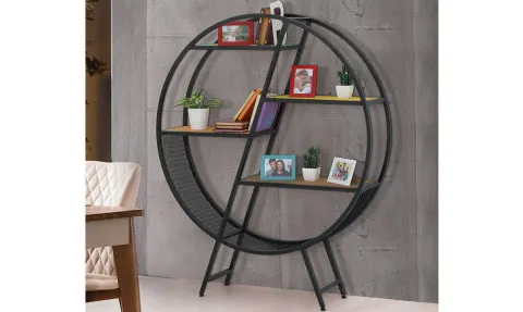 Elips Metal Kitaplık