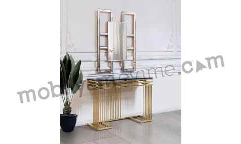 Zen Gold Metal Ayaklı Dresuar