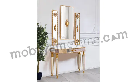 Zümrüt Gold Metal Ayaklı Dresuar