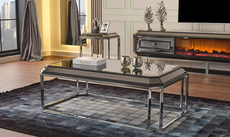 Gucci Aynalı Orta Sehpa