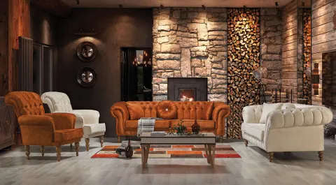 Rekor Art Deco Koltuk Takımı
