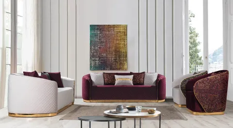 Çamlıca Gold Luxury Koltuk Takımı 2