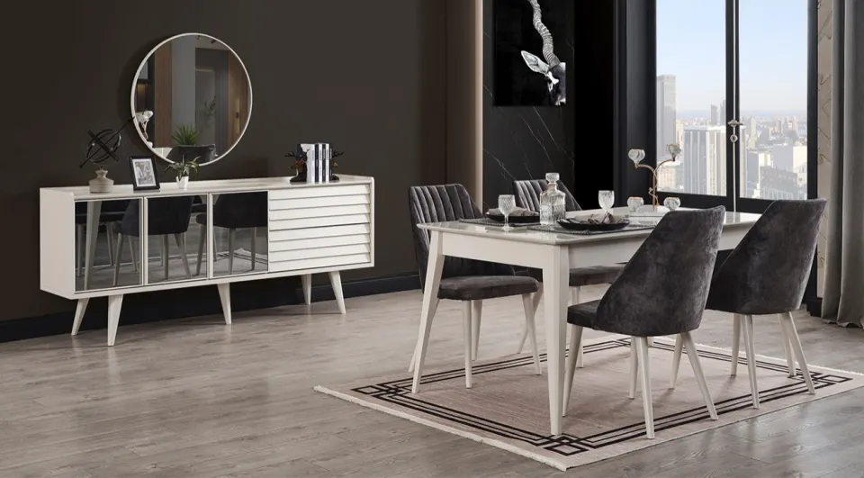 Klas Aytaşı Modern Yemek Odası Takımı