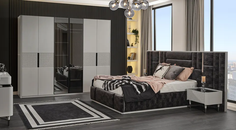 Vestla 6 Kapaklı Yatak Odası Takımı