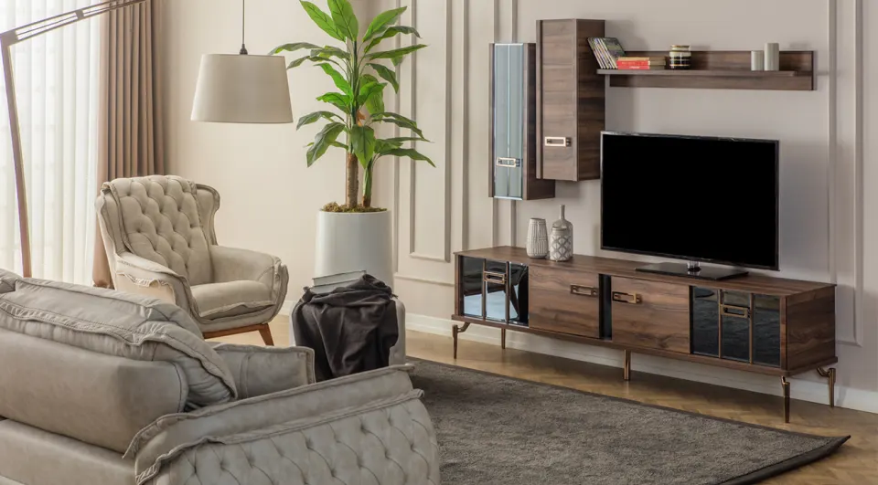 Zara Ceviz Tv Ünitesi