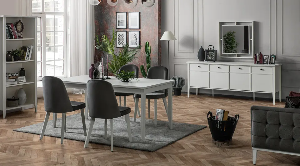 Urban Ahşap Ayaklı Yemek Odası Takımı