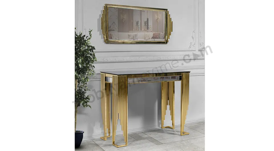 London Gold Metal Ayaklı Dresuar