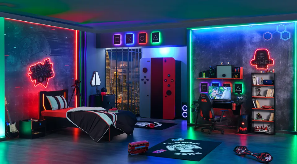 Gamezone 3 Kapaklı Genç Odası Takımı