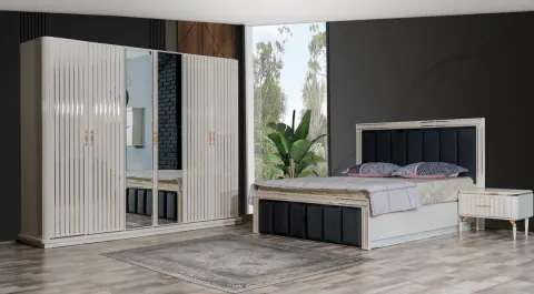 Zaha Aytaşı 6 Kapaklı Yatak Odası Takımı