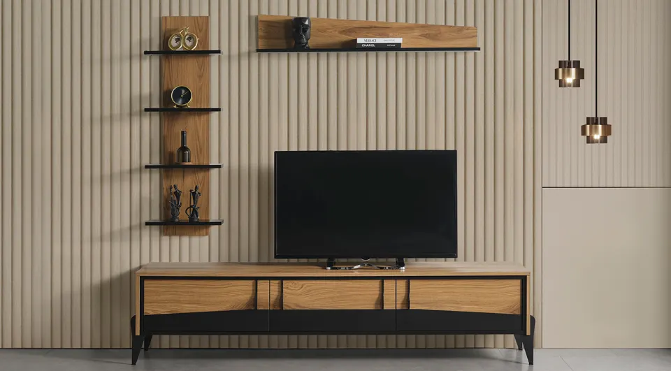 Ada Ceviz Modern Tv Ünitesi