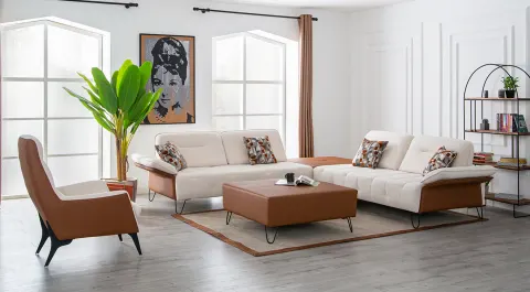 Toscano Yataklı Modern Köşe Koltuk Takımı