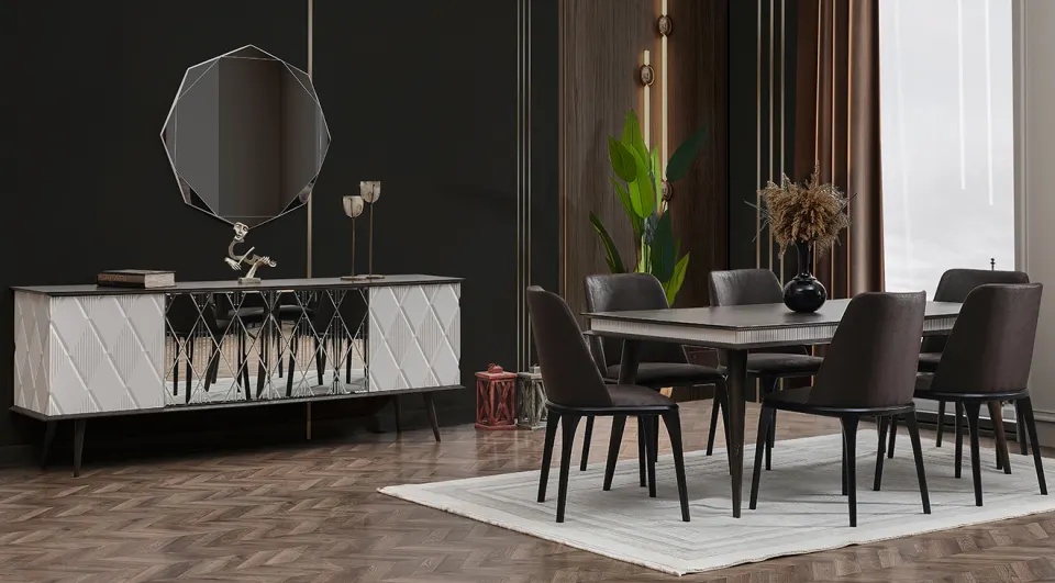 Hermes Modern Yemek Odası Takımı