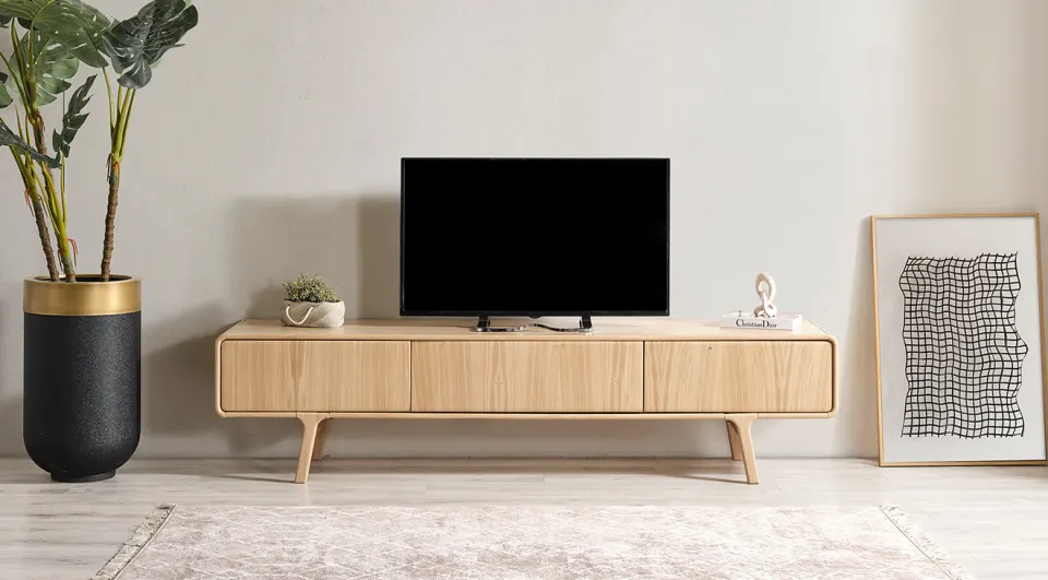 Havana Ahşap Ayaklı Tv Ünitesi