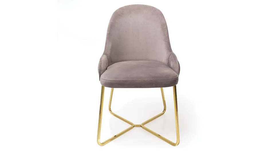 Oliva Gold Metal Ayaklı Sandalye