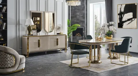 Jaguar Luxury Yemek Odası Takımı