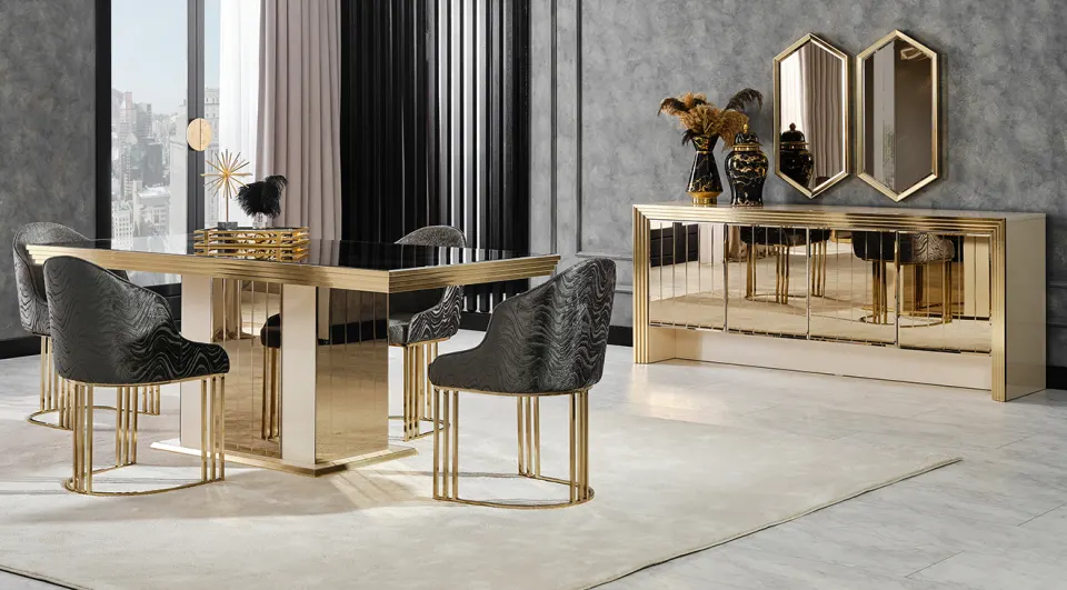 Midas Luxury Yemek Odası Takımı