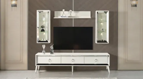Lotus Ahşap Ayaklı Tv Ünitesi