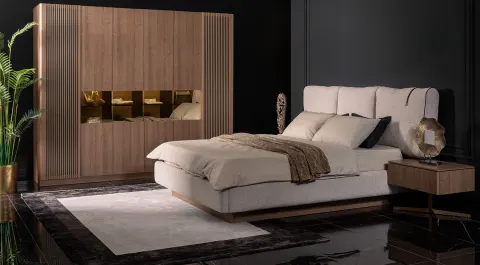 Lizbon Modern 6 Kapaklı Yatak Odası Takımı