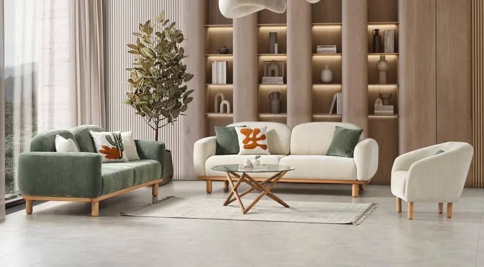 Aqustik Yataklı Modern Koltuk Takımı