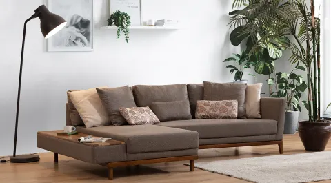 Argemon Sehpalı Modern Mini Köşe Koltuk 