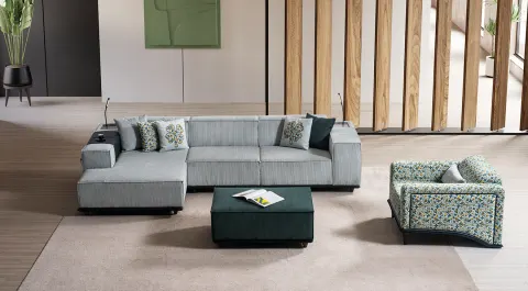 Puffy Relax Köşe Koltuk Takımı