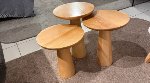 3'lü Mantar Sehpa