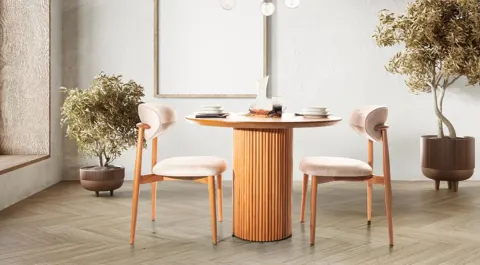 Tilia Ceviz Kafe Masası Takımı