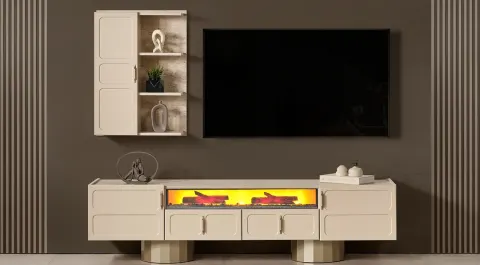 Miran Şömineli Tv Ünitesi