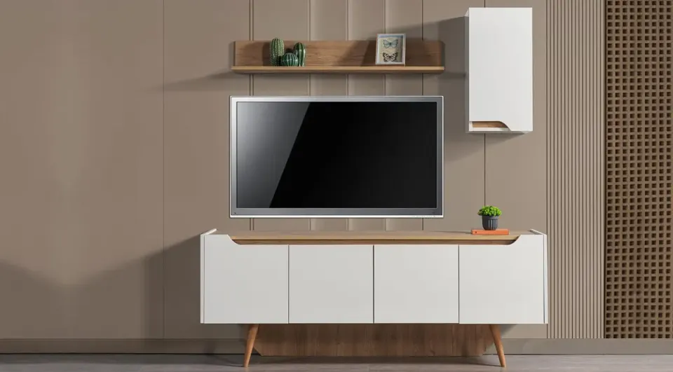 Comfort Ahşap Ayaklı Tv Ünitesi