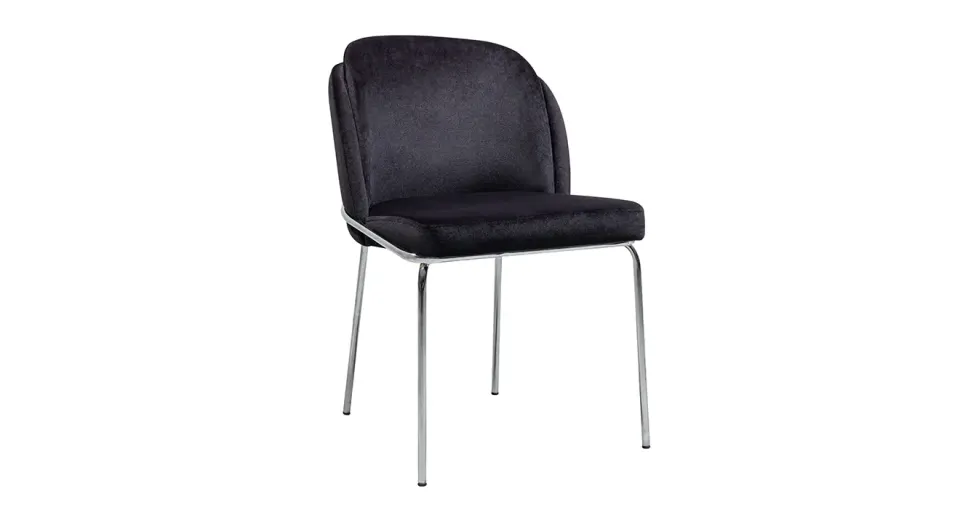 Swiss Gümüş Metal Ayaklı Sandalye